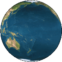 rotating globe